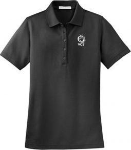 Ladies Pique Polo, Black